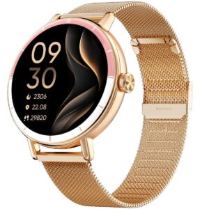 TOOBUR Smart Watch for Women with Two Bands, 40mm HD Smartwatch, Compatible with Android & iOS